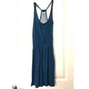Old Navy Green Sleeveless Sundress w Geometric Pattern